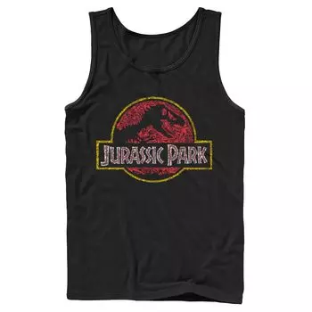 Мужская классическая майка с логотипом «Парк Юрского периода» Fossil Build Up Licensed Character
