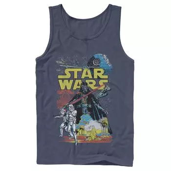 Мужская классическая майка с плакатом Star Wars Rebel