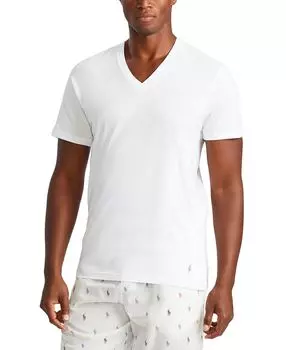 Мужская классическая майка с v-образным вырезом, 3 шт. в упаковке Polo Ralph Lauren, мульти