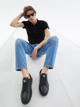 Мужская классическая обувь на шнуровке LCW STEPS, черный