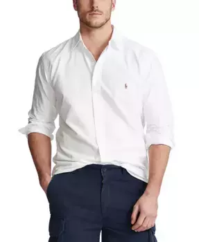 Мужская классическая оксфордская рубашка с длинным рукавом Big & Tall Polo Ralph Lauren, мультиколор