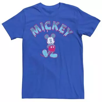 Мужская классическая плавящаяся футболка с изображением Микки Мауса Disney's Mickey Mouse Licensed Character