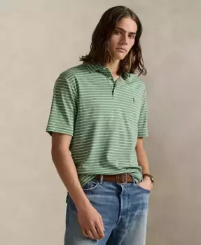 Мужская классическая поло из мягкого хлопка Polo Ralph Lauren, мультиколор