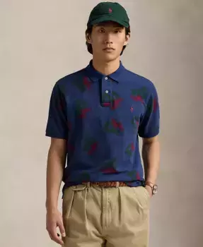 Мужская классическая поло P-Wing из сетчатой ткани Polo Ralph Lauren, синий