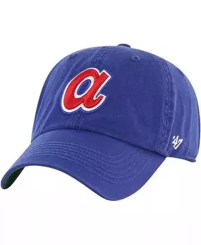 Мужская классическая приталенная шляпа Royal Atlanta Braves Sure Shot '47 Brand, синий