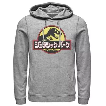 Мужская классическая японская толстовка с логотипом «Парк Юрского периода» Licensed Character