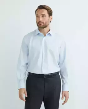 Мужская классическая рубашка больших размеров Emidio Tucci, светло-голубой