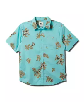 Мужская классическая рубашка Habitats Classic Woven Quiksilver, синий