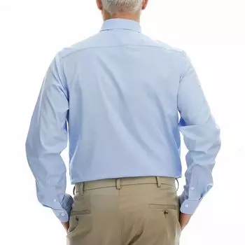 Мужская классическая рубашка Haggar Classic-Fit Premium Comfort, устойчивая к морщинам