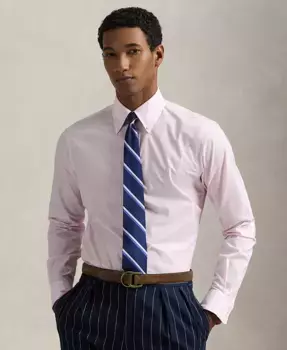 Мужская классическая рубашка из поплина в клетку Polo Ralph Lauren, мультиколор