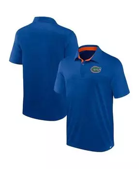 Мужская классическая рубашка-поло Homefield с фирменным логотипом Heather Royal Florida Gators Fanatics, синий