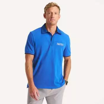 Мужская классическая рубашка-поло Nautica, цвет olympic blue