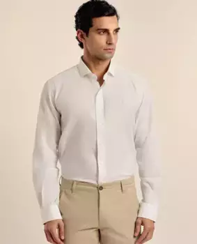 Мужская классическая рубашка с длинным рукавом Valecuatro, белый