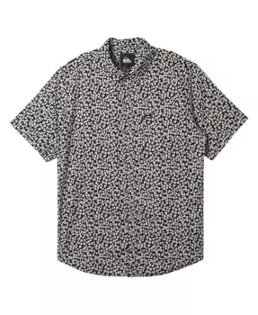Мужская классическая рубашка с коротким рукавом Apero Quiksilver, красный