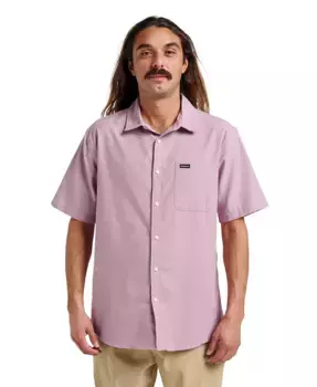 Мужская классическая рубашка с коротким рукавом Shoreline Quiksilver, фиолетовый