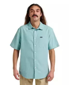Мужская классическая рубашка с коротким рукавом Shoreline Quiksilver, синий