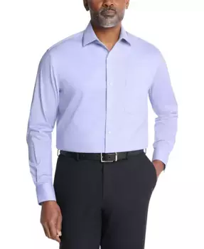 Мужская классическая рубашка с отложным воротником Ultra Wrinkle Free Regular Fit Van Heusen, фиолетовый