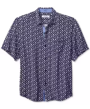 Мужская классическая рубашка с принтом Veracruz Cay Poco Fronds Tommy Bahama, синий