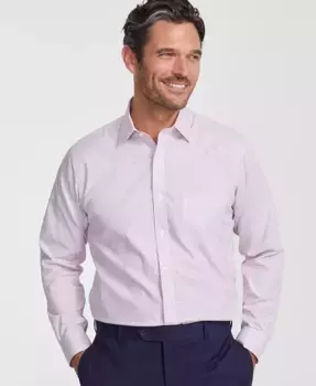 Мужская классическая рубашка с прямым кроем, несминаемая, с отложным воротником и клетчатым узором Pinpoint Brooks Brothers, красный