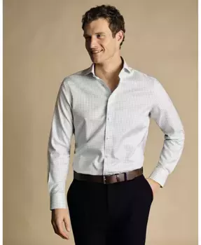 Мужская классическая рубашка Slim-Fit Charles Tyrwhitt, розовый