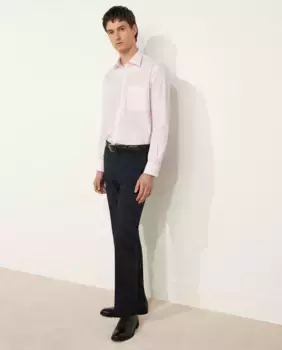 Мужская классическая рубашка стандартного кроя без принта Dustin, розовый