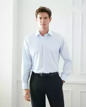 Мужская классическая рубашка стандартного кроя Emidio Tucci, цвет Celeste