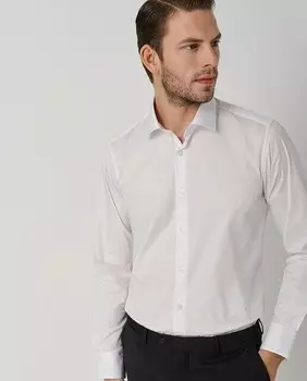 Мужская классическая рубашка стандартного кроя Roberto Verino, белый