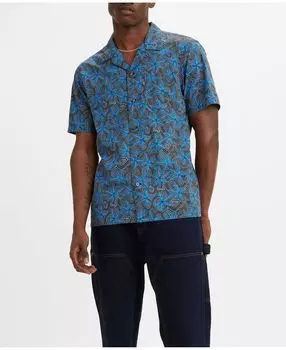 Мужская классическая рубашка свободного кроя с воротником-стойкой Levi's, мульти