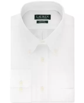 Мужская классическая рубашка ultraflex стандартного кроя Lauren Ralph Lauren, белый