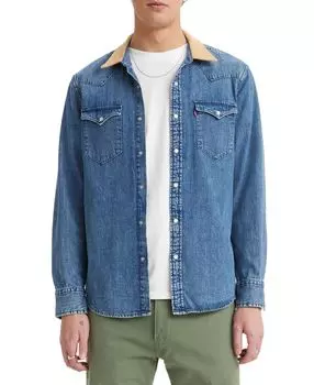 Мужская классическая рубашка в стиле вестерн стандартного кроя Levi's