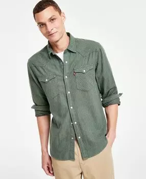 Мужская классическая рубашка в стиле вестерн стандартного кроя Levi's
