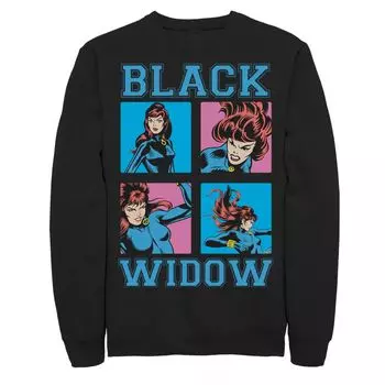 Мужская классическая толстовка Black Widow в стиле ретро с комиксами в упаковке Action Shot Marvel
