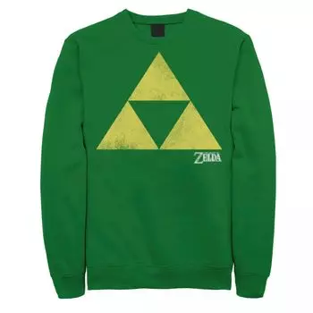 Мужская классическая толстовка Iconic Triforce Nintendo Legend of Zelda Licensed Character