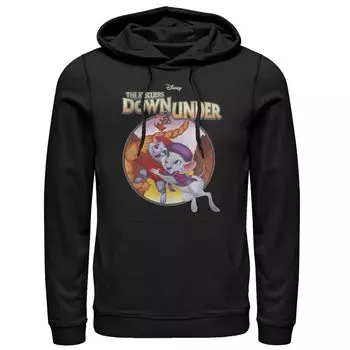 Мужская классическая толстовка с плакатом Disney Rescuers Down Under Rescued Licensed Character