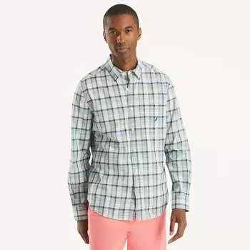 Мужская клетчатая рубашка Nautica, цвет estate blue