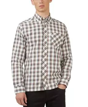 Мужская клетчатая рубашка стандартного кроя в сетку Ben Sherman, мульти