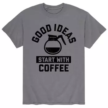 Мужская кофейная футболка Good Ideas Licensed Character