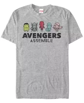 Мужская коллекция комиксов marvel kawaii avengers assemble с коротким рукавом Fifth Sun, мульти