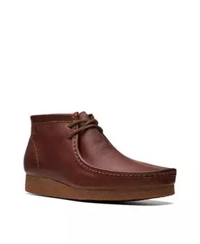Мужская коллекция кожаных повседневных ботинок Shacre Clarks, коричневый