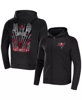 Мужская коллекция nfl x darius rucker by black tampa bay buccaneers rocker с капюшоном во всю молнию Fanatics, черный
