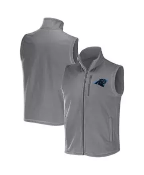 Мужская коллекция nfl x darius rucker by grey carolina panthers флисовый жилет с молнией во всю длину Fanatics, серый