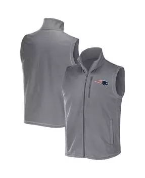 Мужская коллекция nfl x darius rucker by grey new england patriots флисовый жилет с молнией во всю длину Fanatics, серый