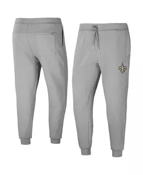 Мужская коллекция nfl x darius rucker by grey new orleans saints fleece jogger pants Fanatics, серый