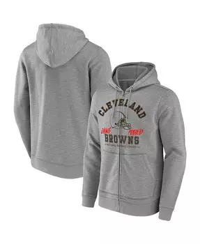Мужская коллекция nfl x darius rucker by heather grey cleveland browns slub толстовка с молнией во всю длину Fanatics, мульти