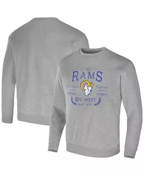 Мужская коллекция nfl x darius rucker by heather grey толстовка los angeles rams pullover Fanatics, мульти