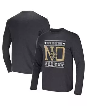 Мужская коллекция nfl x darius rucker by heathered charcoal футболка с длинным рукавом new orleans saints Fanatics, мульти