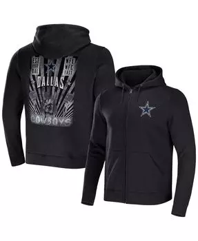 Мужская коллекция nfl x darius rucker от black dallas cowboys rocker с капюшоном во всю молнию Fanatics, черный