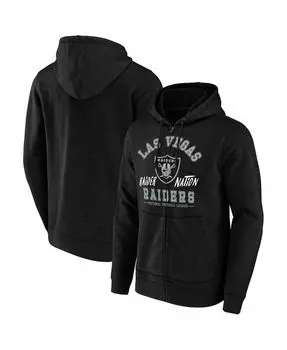 Мужская коллекция nfl x darius rucker от black las vegas raiders slub с капюшоном на молнии во всю длину Fanatics, черный