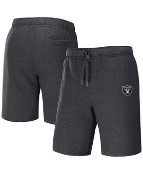 Мужская коллекция nfl x darius rucker от heather charcoal las vegas raiders logo shorts Fanatics, мульти
