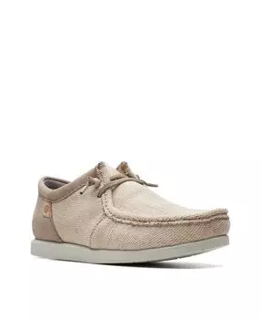 Мужская комфортная обувь ShacreLite Moc Clarks, тан/бежевый